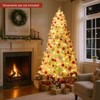 Costway 6 FT Pre-lit Artificial Christmas Tree with 599 Branch Tips & 250 LED Lights for Party - 2 of 4