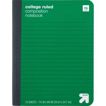 College Ruled Hard Cover Composition Notebook - up & up™