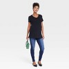 Short Sleeve V-Neck with Side Zip Nursing Maternity T-Shirt - Isabel Maternity by Ingrid & Isabel™ - 3 of 4