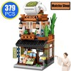 Acoinel Japanese Street View Building Blocks House Toy, Mini Shop Bricks, Display Construction Toys Building Kit for Kids Boys and Girls - 4 of 4