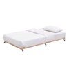 Kings Brand Furniture - Twin Size Metal Roll Out Platform Trundle Bed Frame for Daybed with Steel Slats - 3 of 4