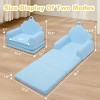 Shell-Shaped Convertible Dog Bed Sofa (22.8"x18.8"x15.7"), 2-in-1 Pet Bed & Couch w/ Machine-Washable Cover, Stylish Colors - 2 of 4