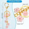 Unique Bargains  Metal Small Beautiful Personalized Flower Keychain for Handbag Purse - 2 of 4
