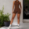 Anna-Kaci Active Women's Backless One-Piece Activewear Romper with Open Back Design - 3 of 4