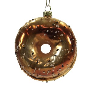 Cody Foster 3.75 In Everything Bagel & Cream Cheese Cream Cheese Lox Sesame Garlic Tree Ornaments - 1 of 3