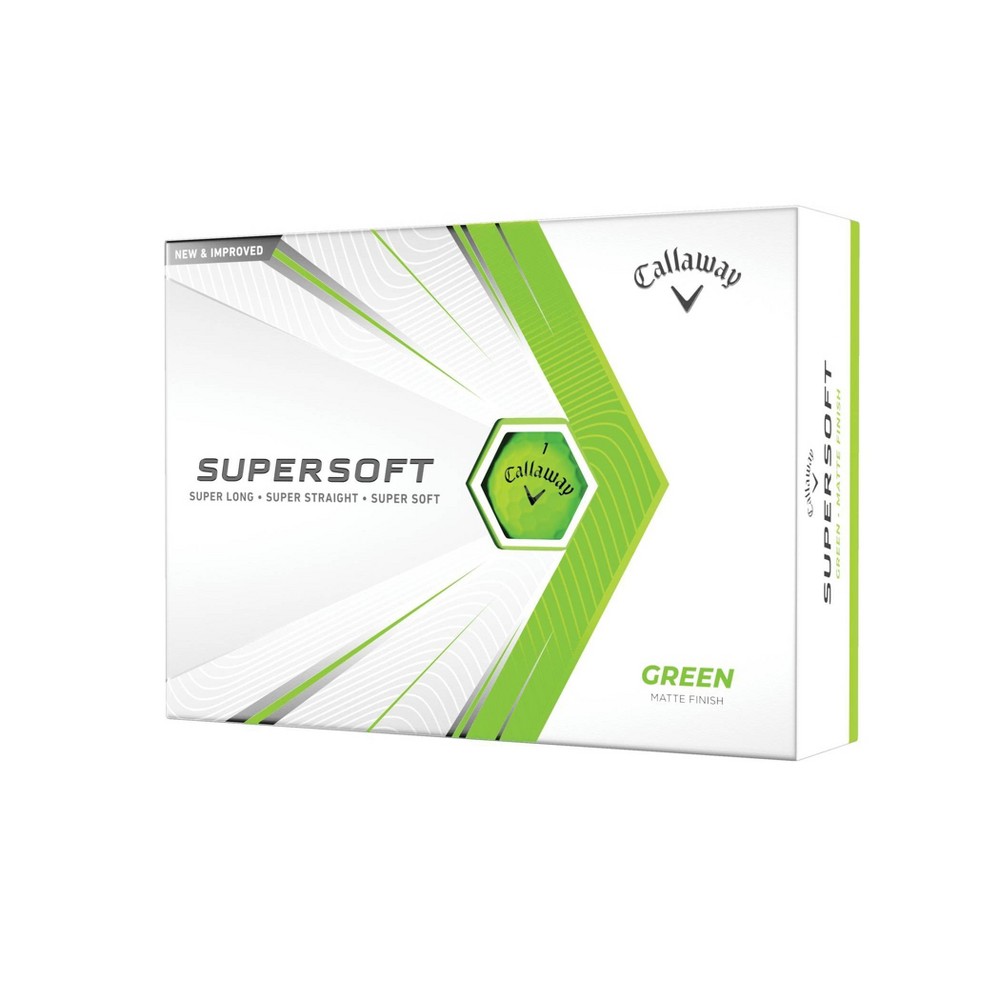 Photos - Golf Callaway Supersoft  Balls 12pk - Green 