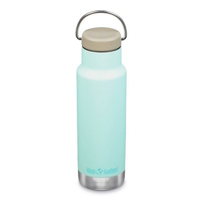 Klean Kanteen 12oz Vacuum Insulated Classic Narrow Stainless Steel Water Bottle with Loop Cap