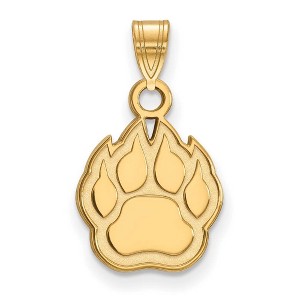 Black Bow Jewelry 14k Yellow Gold Northern Illinois Huskies NCAA Small Pendant - 1 of 3