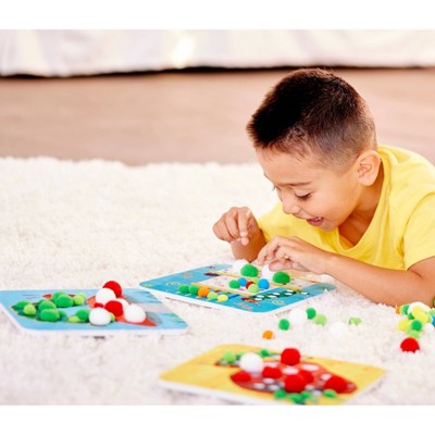 Colorful Pom Pom Caterpillar Craft Kit for Kids