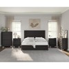 AMERLIFE 5 Pieces Farmhouse Bedroom Sets, Bed Frame, 54" W 6 Drawer Dresser, 47'' H 5 Drawer Dresser, Nightstand Set of 2 - 2 of 4