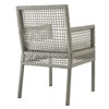 Modway Aura Dining Armchair Outdoor Patio Wicker Rattan Set of 2 - 4 of 4
