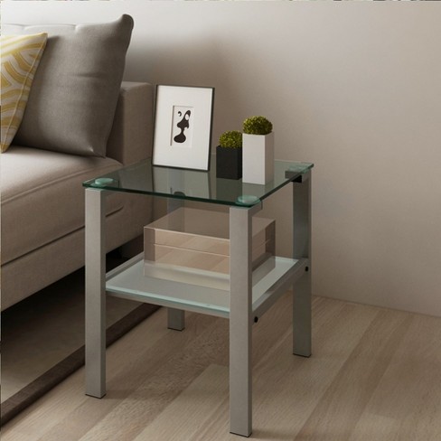 Target glass end tables online