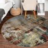 Lahome Modern Abstract Washable Area Rug-Soft Carpet for Living Room, Bedroom, or Office - 2 of 4