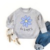 The Juniper Shop Be Happy Flower Toddler Graphic Sweatshirt - 2 of 2
