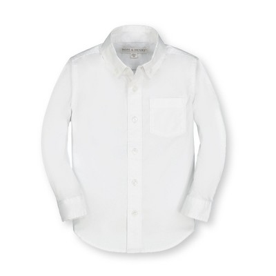 Hope & Henry Boys' Stretch Poplin Button Down Shirt (bright White ...
