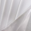 Lido Matte Embossed Blackout Grommet Curtain 38" x 95" White by Rt Designers Collection - 4 of 4