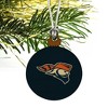 Carroll University Primary Logo Mini Small Tiny Wood Christmas Tree Holiday Ornament - 3 of 4