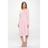 WEST K Women's Charlee Long Sleeve A-line Knit Dress with Pockets - 2 of 4