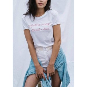 Women's SUBJECT TO CHANGE WITHOUT NOTICE, BABY GIRL TEE - also, freedom - 1 of 2