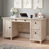 Sauder Hammond Computer Desk Chalk Oak: Laminated Surface, MDF Frame, Metal Hardware, 5-Year Warranty - 2 of 4