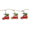 Northlight 4.5' Red Vintage Truck with Tree Christmas Garland on Jute Rope - image 4 of 4