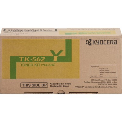 Kyocera TK-562Y Original Toner Cartridge - Laser - 10000 Pages - Yellow - 1 Each