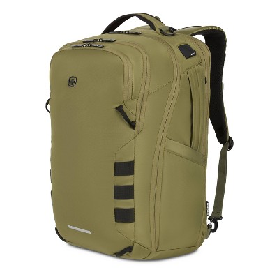 SWISSGEAR 45L Travel Backpack with RFID Blocking Pocket - Olive Branch — фото 8