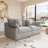 WJShome 83" Cloud Couch Sectional for Living Room, Down Filled Modular Sectional Sofa,Convertible Couch, Sofa Covers Washable&Replaceable - 2 of 2