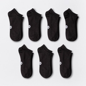 Women's Extended Size Lightweight Active Mesh 6+1 Bonus Pack No Show Athletic Socks - All In Motion™ 8-12 - 1 of 3