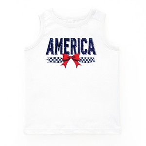 The Juniper Shop America Galaxy Coquette  Youth Tank Top - 1 of 4