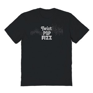 Rerun Island Men's Twist Pop Short Sleeve Graphic Cotton T-Shirt - 1 of 1