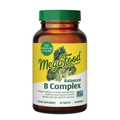 Megafood Balanced B Complex Tablets : Target