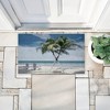 Stupell Industries X Marks The Spot Palms Printed Outdoor Door Mat, design by Denise Brown, 18"x30" - 3 of 4