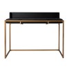 MDF Modern Writing Desk with Flip-Top Compartments and Hidden Storage - 3 of 4