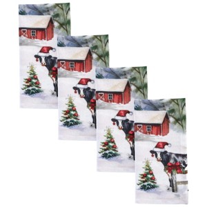 Park Designs Christmas At The Farm Napkin Set Of 4 - 1 of 4