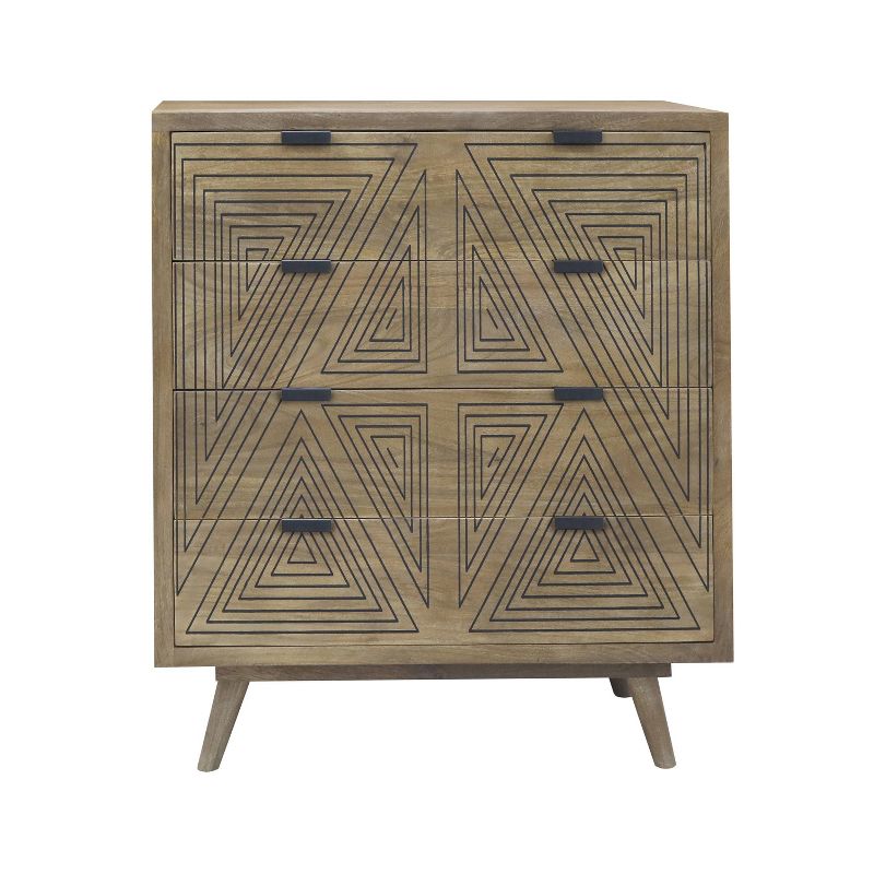 Amarily Mid-Century Modern 4 Drawer Accent Chest - HOMES: Inside + Out, 4 of 8