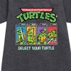 - Teenage Mutant Ninja Turtles - Select Your Turtle Video Game Graphic Short Sleeve Fleece Dress - 2 of 3