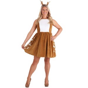 HalloweenCostumes.com Dazzling Deer Costume for Women - 1 of 2