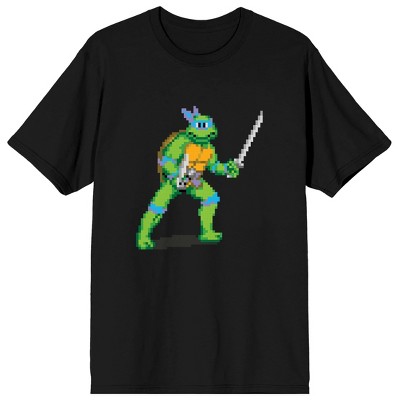 Tee Luv Men's Teenage Mutant Ninja Turtles Pixelated Graphic T-Shirt