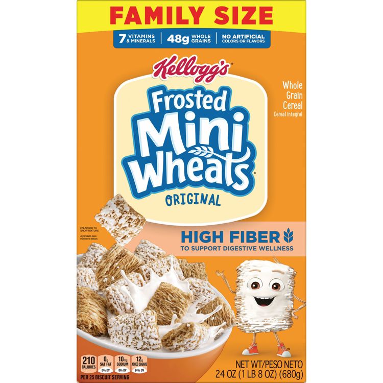 Kellogg's Original Frosted Mini-Wheats Breakfast Cereal, 6 of 12