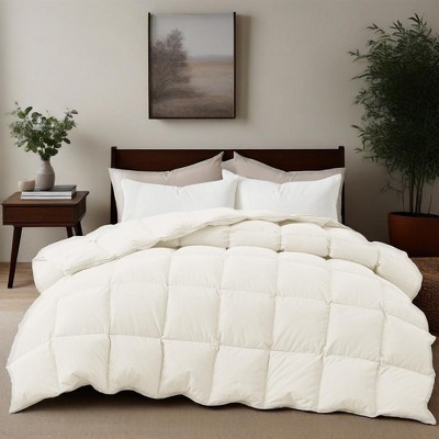 Peace Nest Medium Weight White Goose Down Duvet Comforter Insert