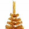 vidaXL Artificial Christmas Tree with Stand Gold 6 ft PET - 3 of 4