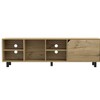 70.8" Manufactured Wood TV Stand with 5 Shelves, 1 Door and Cable Management for TVs up to 79 Inches for Living Room - 3 of 4