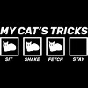 Men's Design By Humans My Cat Tricks By Tank Top - 2 of 2