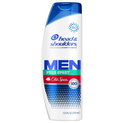 Head and Shoulders Mens Dandruff Shampoo, Anti-Dandruff Treatment, Old Spice Pure Sport for Daily Use, Paraben Free, 12.5 oz