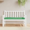 vidaXL Garden Bench Cushion Green 47.2"x19.7"x2.8" Oxford Fabric - 3 of 4