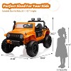 24V 2-Seater Kids Ride On Truck, 4WD Electric Car w/Remote, 4×55W Motors, Suspension, LED Lights, Music - 2 of 4