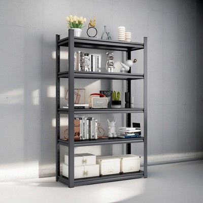 ROOMTEC 5-Tier Metal Storage Shelves, 72"H Heavy Duty Shelves Industrial Utility Rack Shelving for 2000LBS (47.2"W x 23.6"D x 72"H)