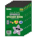 Eureka Stars & Smiles Sparkle Sticker Book 6 Books (EU-609400-6)