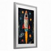 Stupell Industries Blast Off Rocketship Framed Print Under Glass Art - 2 of 4